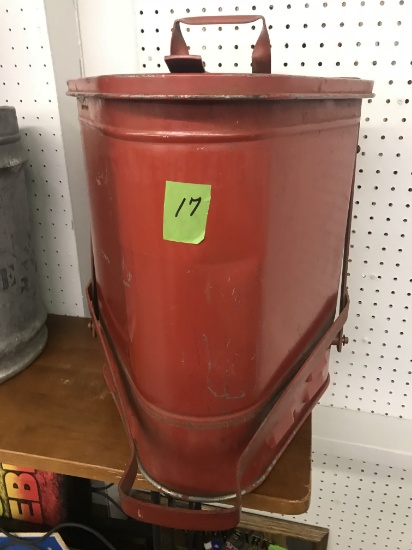 Vintage trash can