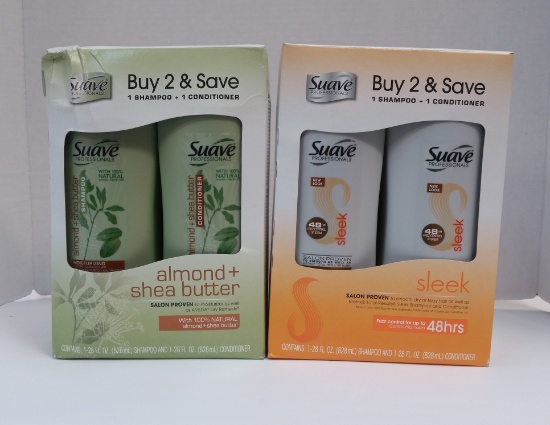 Two Sets Of Suave Shampoo & Conditoner