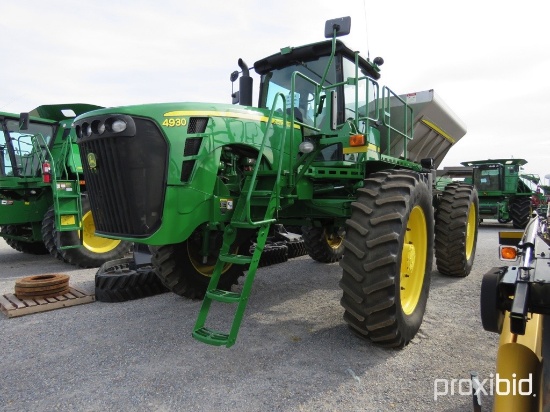4930 John Deere, dry box, spreader, 1997 hrs., 520/85R46 R1W, SN NO4930X006082