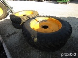 Set of 4 tires & wheels for Hagie Sprayer, 380/105R50,