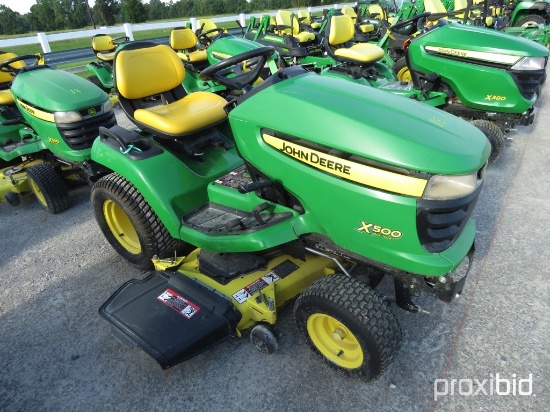 2013 JOHN DEERE X500