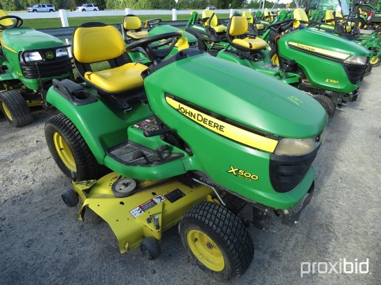 2011 JOHN DEERE X500