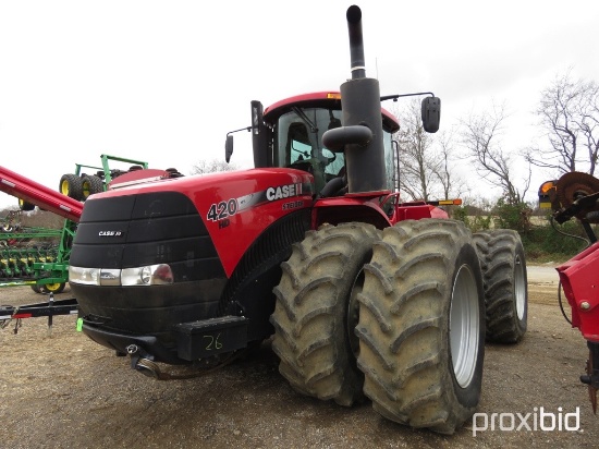 420 HD Case IH Steiger, 4WD, deluxe cab, leather, PTO, 4 rem., 844 hrs., 710/70R42, SN ZHF311550, 20