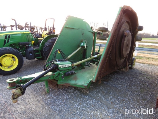 JOHN DEERE CX20 ROTARY CUTTER, SN W0CX20F001503