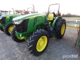 JOHN DEERE 5100E TRACTOR, 101HP, O/S, MFWD, 35 HRS., SN 1LV5100ECGG100384