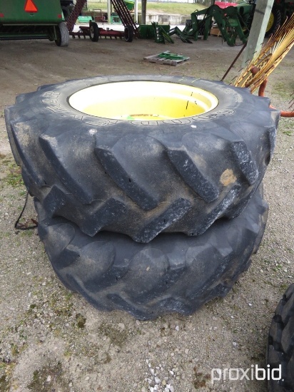 FRONT TIRES FOR TRACTOR, 16.9X28