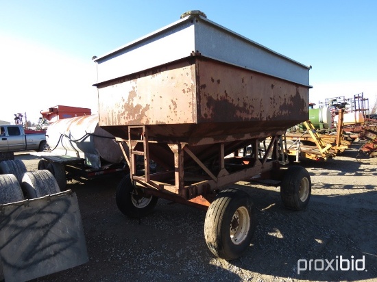 Gravity flow seed cart