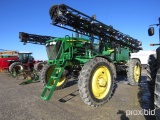 4730 JD sprayer, 420/80R46, 100’ boom, HID lights, 1531 hrs., 2013 yr., SN 1NO4730XAC0023305