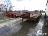Low boy trailer, w/ramps