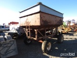 Gravity flow seed cart