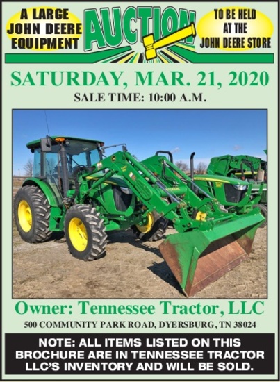 FARM MACHINERY, SMALL TRACTOR, & LAWNMOWER AUCTION