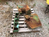 PALLET OF JOHN DEERE FRONT WEIGHTS & BRACKET