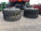 4-WHEELS AND TIRES, 20.8R42 R1W, GOODYEAR