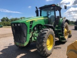 8130 JOHN DEERE TRACTOR, DAMAGED