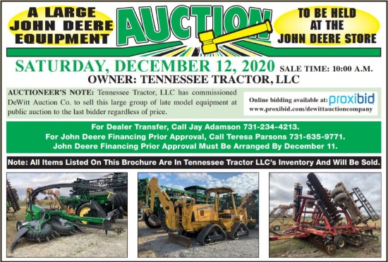 A FARM MACHINERY AUCTION