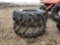 (2) 23.1-34 Combine Wheels and Tires