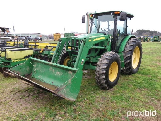 6130D JOHN DEERE TRACTOR WITH 673 LOADER