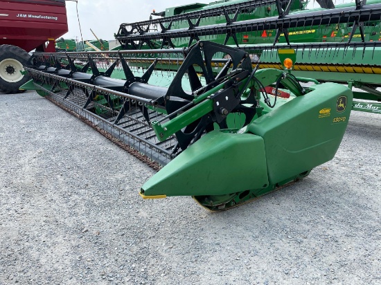 630FD JOHN DEERE FLEX DRAPER PLATFORM, 2015 YR.