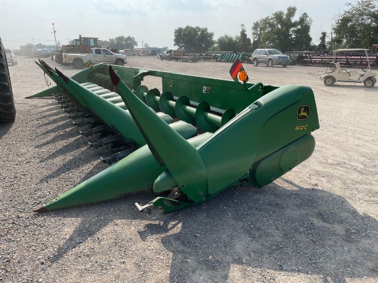 612C JOHN DEERE CORN HEAD, 2008 YR.