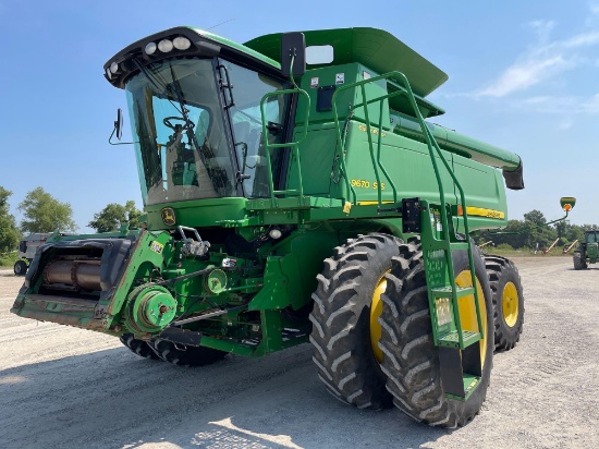 9670 STS JOHN DEERE COMBINE, 2008 YR.