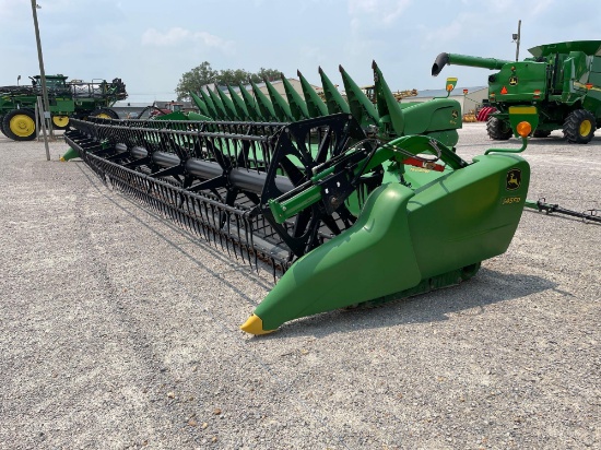 645FD JOHN DEERE FLEX DRAPER PLATFORM, 2016 YR.