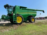 S690 JOHN DEERE COMBINE, 2012 YR.