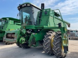 9760 STS JOHN DEERE COMBINE, 2005 YR., FIRE DAMAGE