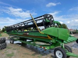 635FD JOHN DEERE FLEX DRAPER PLATFORM, 2013 YR.
