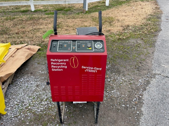 REFRIGERANT RECOVERY RECYCLING STATION