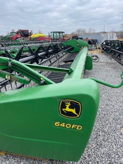 640FD JOHN DEERE FLEX DRAPER PLATFORM