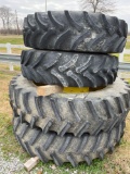 (4) TIRES AND WHEELS