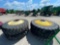 SET OF 18.4R42 DUALS, SPACERS, AND LADDER EXTENSION