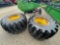 (2) WHEELS AND TIRES