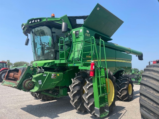 S690 JOHN DEERE COMBINE (MOTOR PROBLEMS)