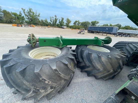 AXLE AND (2) WHEELS FOR 1080 BRENT GRAIN CART
