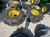 SET OF 900/65R32 WHEELS WITH SPACERS