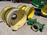 SET OF DUAL RIMS AND SPACERS
