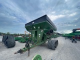 1080 BRENT GRAIN CART ON TRACKS