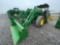 6145R JOHN DEERE TRACTOR WITH 660R LOADER, MFWD