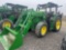 6130R JOHN DEERE TRACTOR WITH 620R LOADER, MFWD