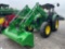 6110M JOHN DEERE TRACTOR WITH 620R LOADER, MFWD