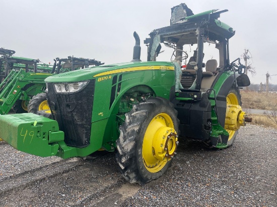 8370R JOHN DEERE TRACTOR, MFWD