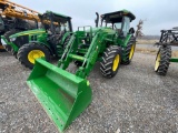 6105E JOHN DEERE TRACTOR WITH 540M LOADER, MFWD