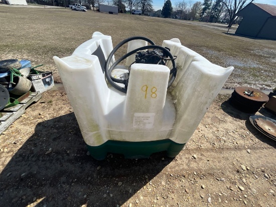 CHEMICAL TOTE AND PUMP