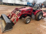 D33 CASE IH TRACTOR WITH LX114 LOADER