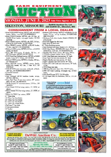 Farm Equipment & Construction Auction