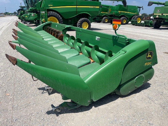 612C JOHN DEERE CORN HEAD, 2008 YR.