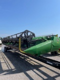 630D JOHN DEERE DRAPER PLATFORM, 2011 YR.