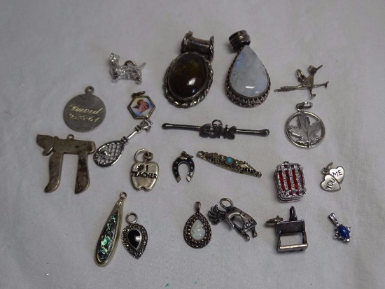 Silver Pendants and Charms