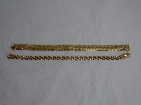 2 Gold Bracelets
